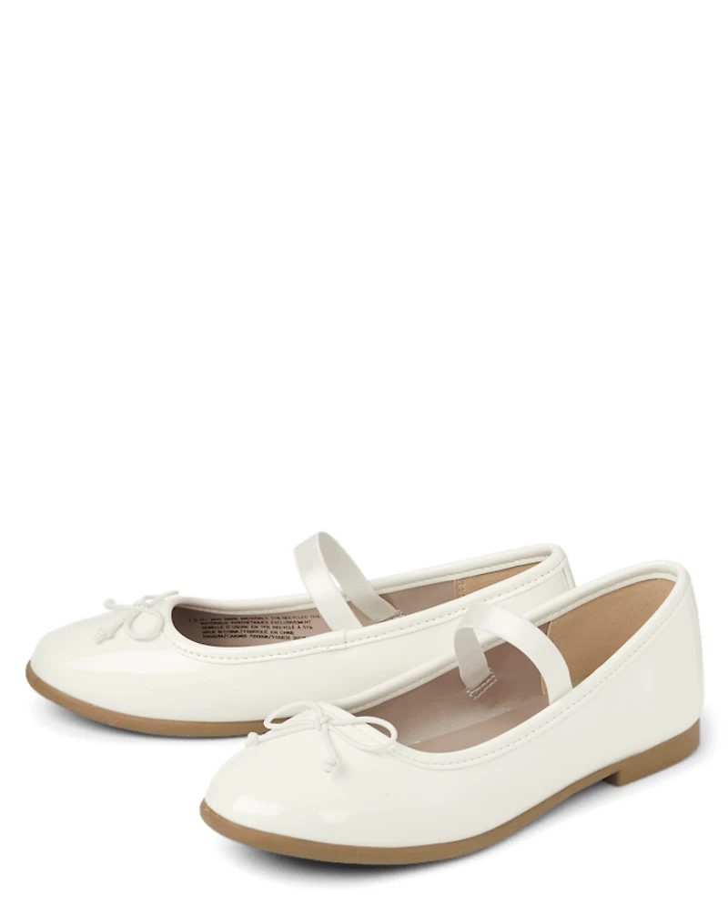 Girls Bow Ballet Flats