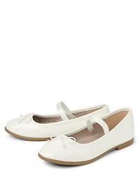 Girls Bow Ballet Flats