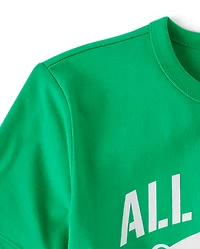 Boys All Skills St. Patrick's Day Gamer Graphic Tee