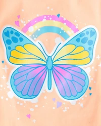 Baby And Toddler Girls Positivity Graphic Tee 4-Pack