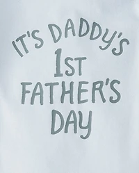 Baby Daddy's First Father's Day Graphic Bodysuit