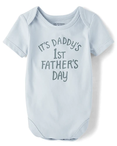 Baby Daddy's First Father's Day Graphic Bodysuit
