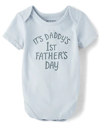 Baby Daddy's First Father's Day Graphic Bodysuit