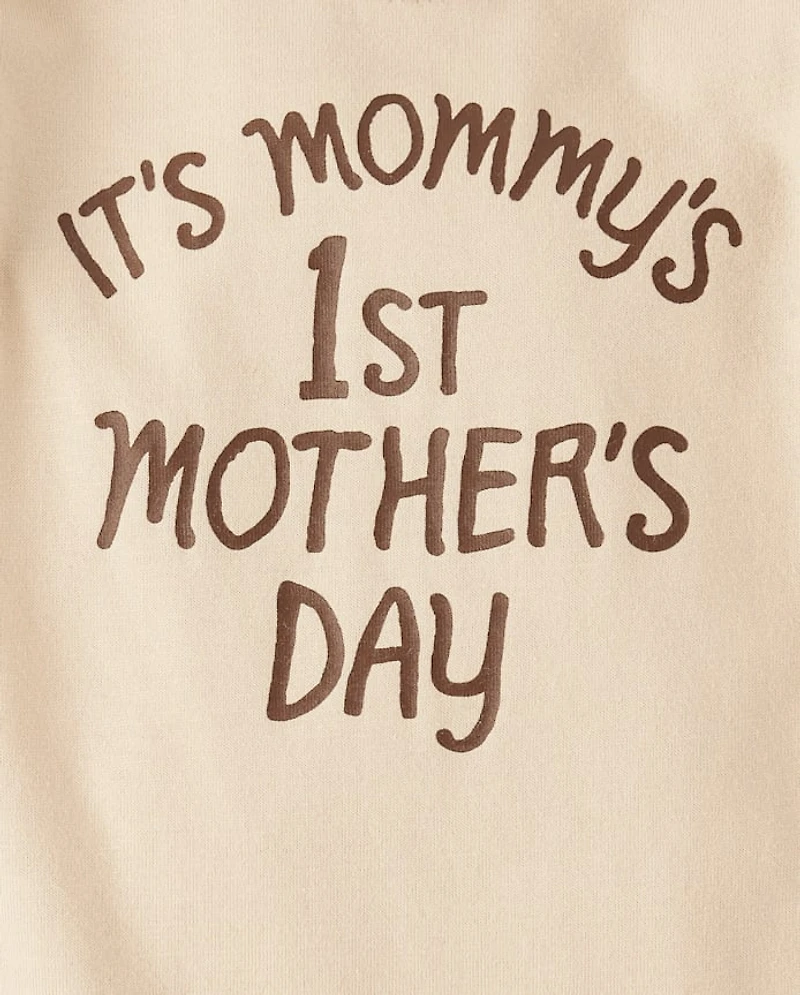 Baby Mommy's First Mother's Day Graphic Bodysuit