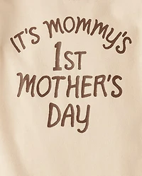 Baby Mommy's First Mother's Day Graphic Bodysuit