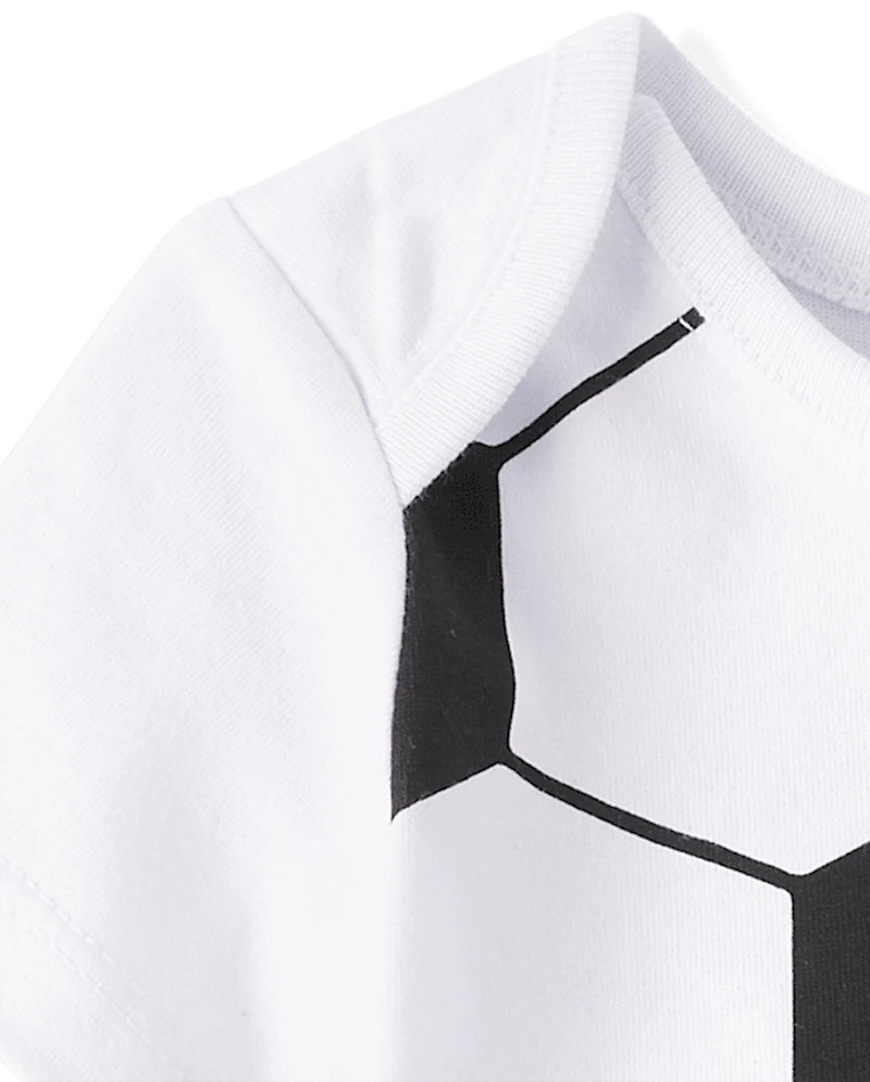 Baby Soccer Ball Graphic Bodysuit