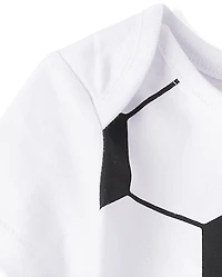 Baby Soccer Ball Graphic Bodysuit