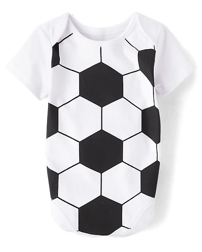 Baby Soccer Ball Graphic Bodysuit