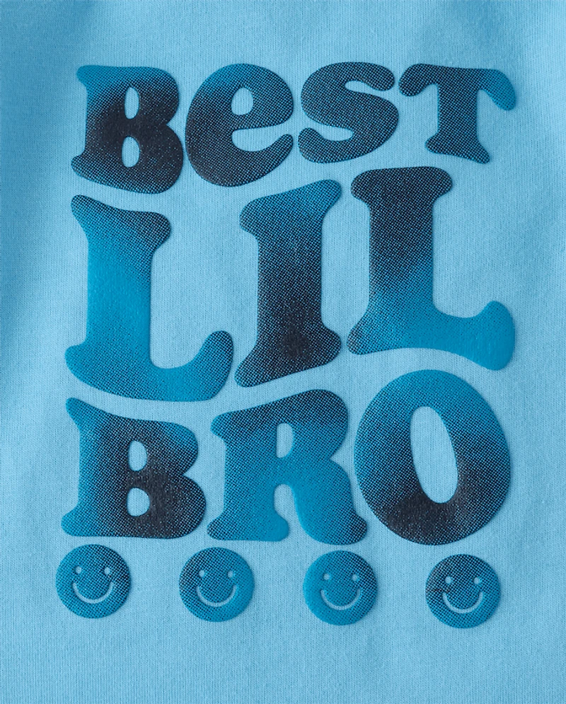 Baby Boys Best Lil Bro Graphic Bodysuit