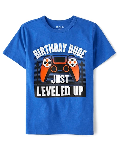 Boys Birthday Gamer Graphic Tee