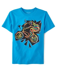 Boys Biker Graphic Tee