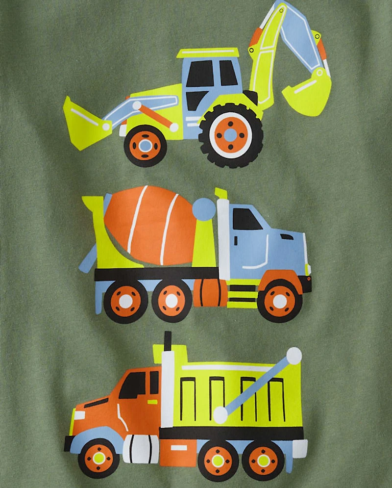 Baby And Toddler Boys Vehicle Graphic Tee 3-Pack