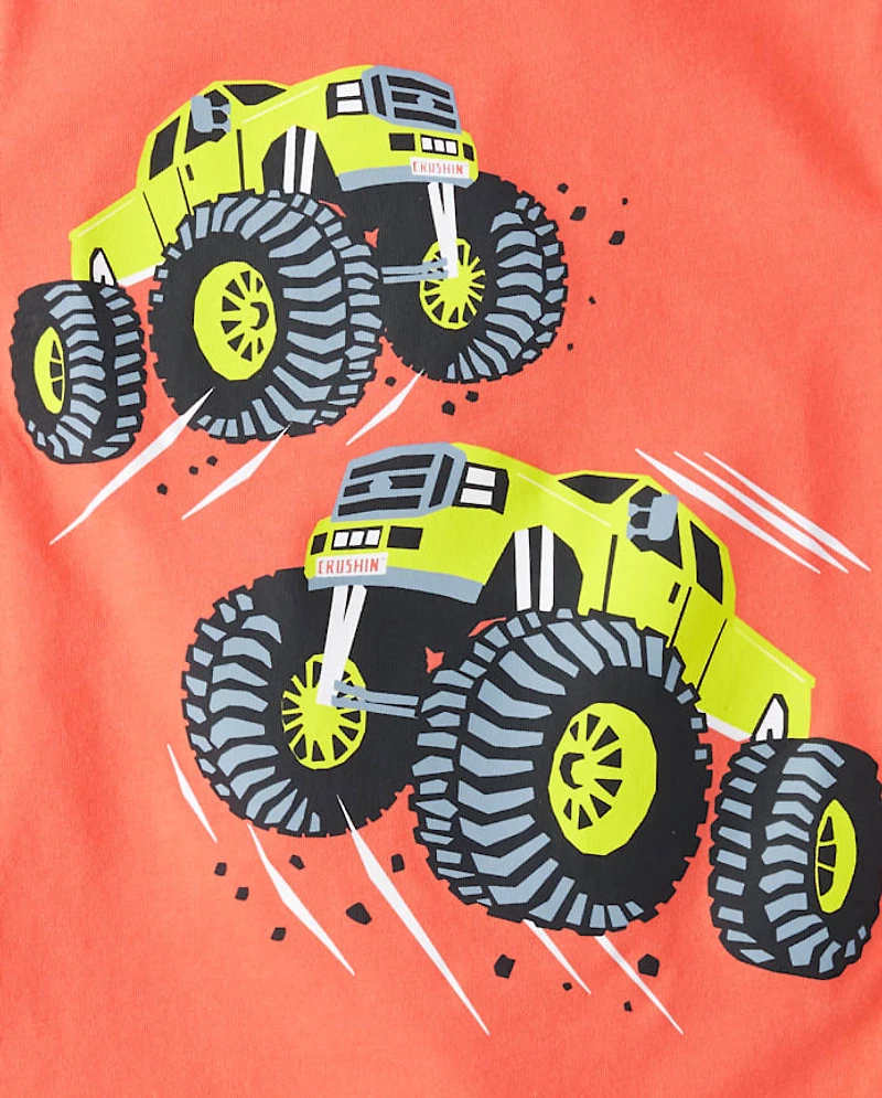 Baby And Toddler Boys Vehicle Graphic Tee 3-Pack