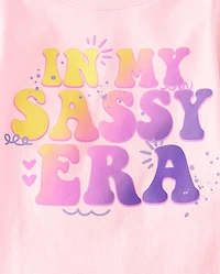 Baby And Toddler Girls Sassy Graphic Tee 3-Pack