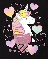 Baby And Toddler Girls Animal Graphic Tee 5-Pack