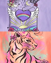 Girls Trend Graphic Tee 5-Pack