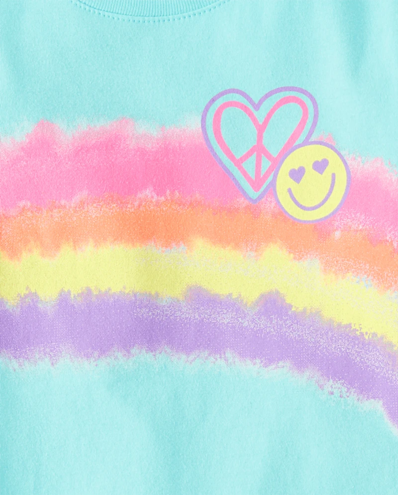 Girls Positivity Graphic Tee 4-Pack