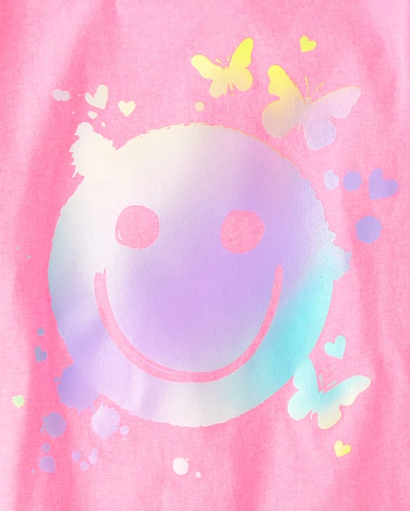 Girls Positivity Graphic Tee 4-Pack