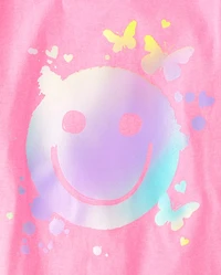 Girls Positivity Graphic Tee 4-Pack