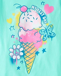 Girls Summer Graphic Tee 5-Pack