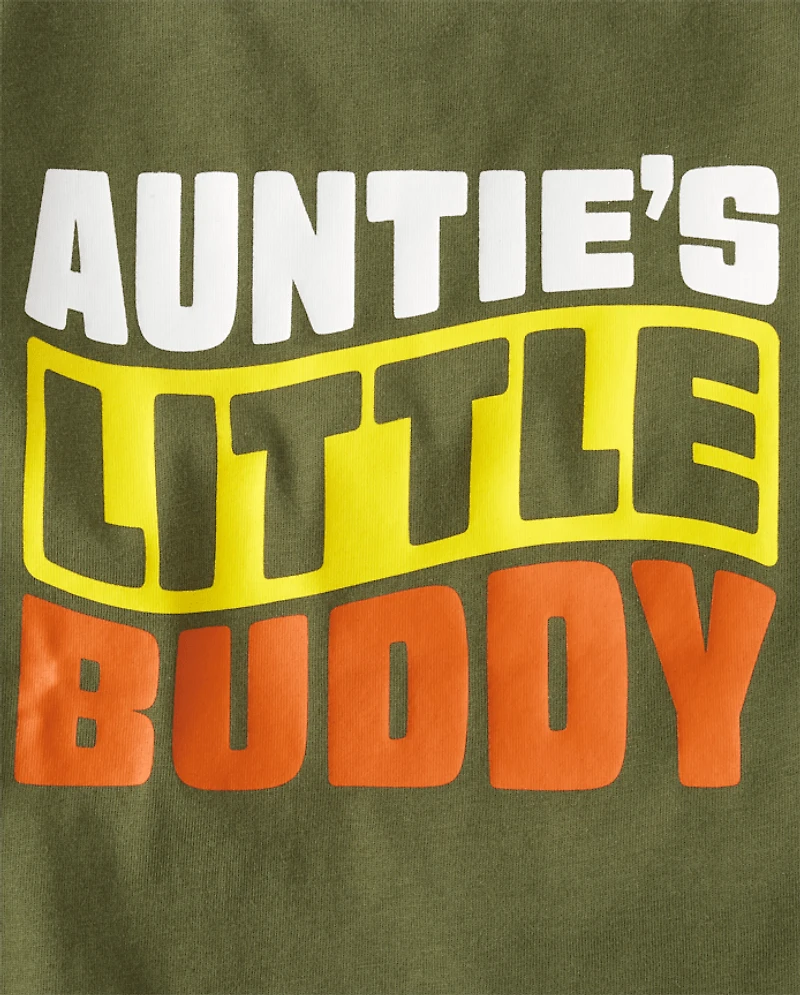 Baby And Toddler Boys Auntie's Buddy Graphic Tee