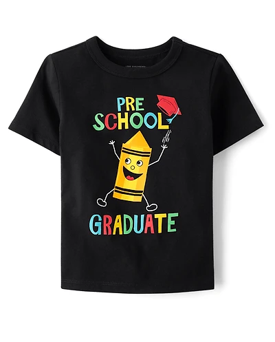 Baby And Toddler Pre-School Graduate Graphic Tee