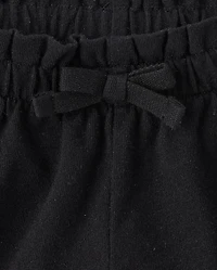 Toddler Girls Leopard Paperbag Waist Shorts 4-Pack