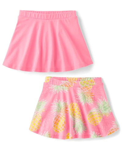 Toddler Girls Print Skort 2-Pack