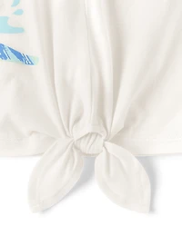 Débardeur à imprimé graphique pour bébé et petite fille