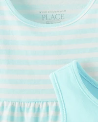 Lot de 3 débardeurs tropicaux pour petites filles