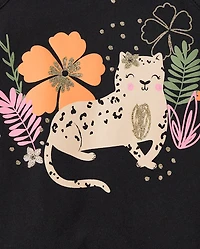 Toddler Girls Leopard Peplum Tank Top 4-Pack