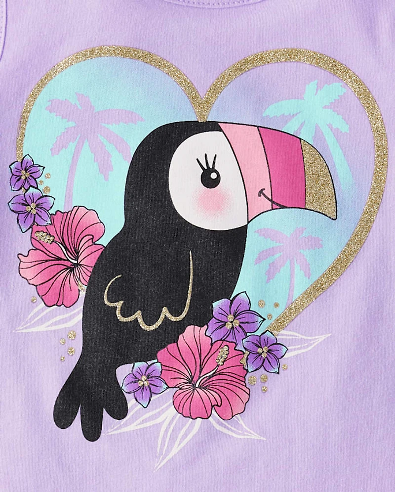 Toddler Girls Animal 2-Piece Outfit Set