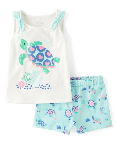 Toddler Girls Animal 2-Piece Outfit Set