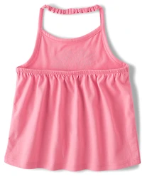 Toddler Girls Graphic Halter Tank Top 2-Pack