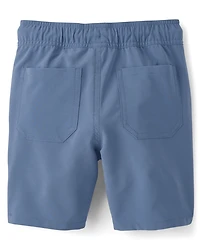 Boys Quick Dry Pull On Jogger Shorts