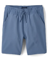 Boys Quick Dry Pull On Jogger Shorts