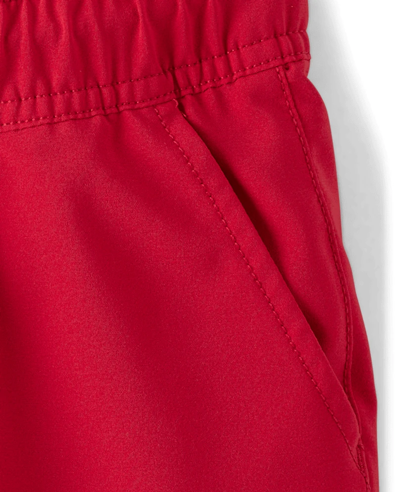 Boys Quick Dry Pull On Jogger Shorts