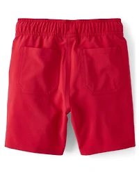 Boys Quick Dry Pull On Jogger Shorts