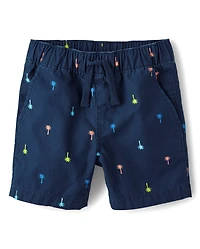 Short de jogging imprimé à enfiler pour bébé et tout-petit garçon