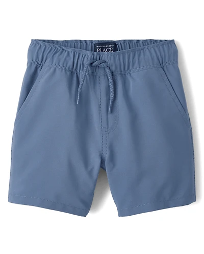 Baby And Toddler Boys Quick Dry Pull On Jogger Shorts