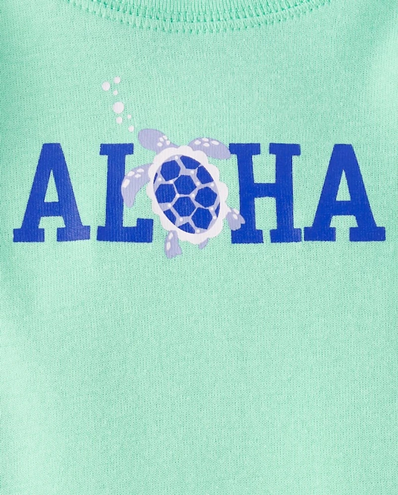 Baby Boys Turtle Bodysuit 5-Pack