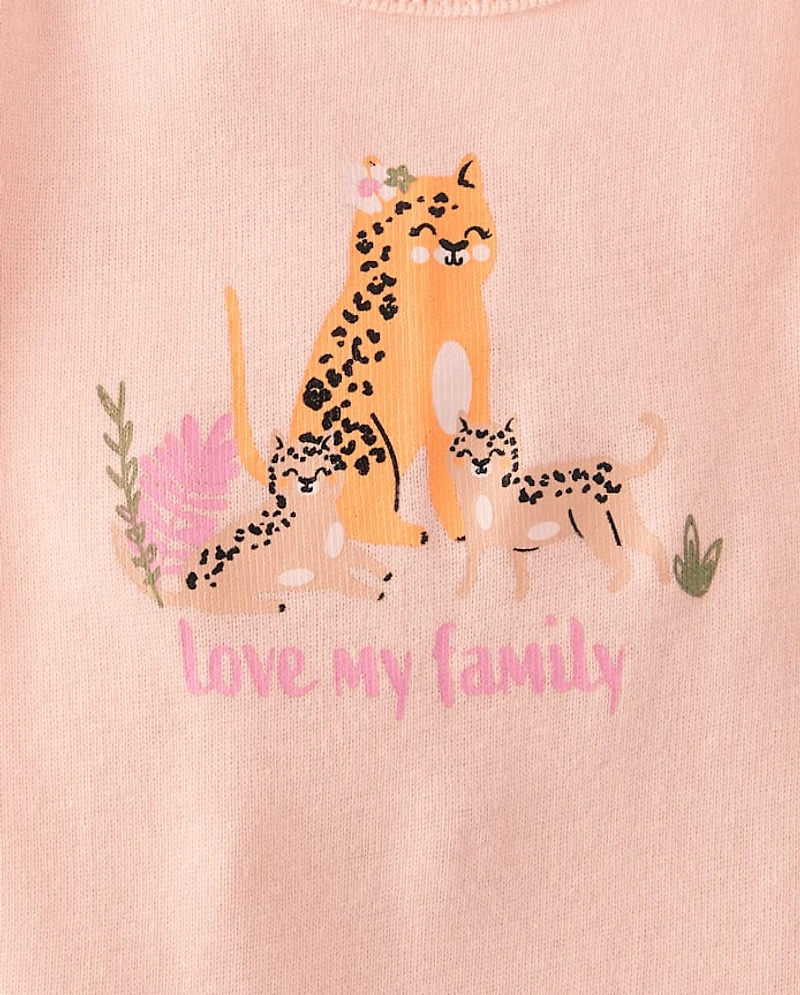 Baby Girls Leopard Bodysuit 5-Pack