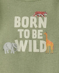 Baby Boys Safari Bodysuit 5-Pack