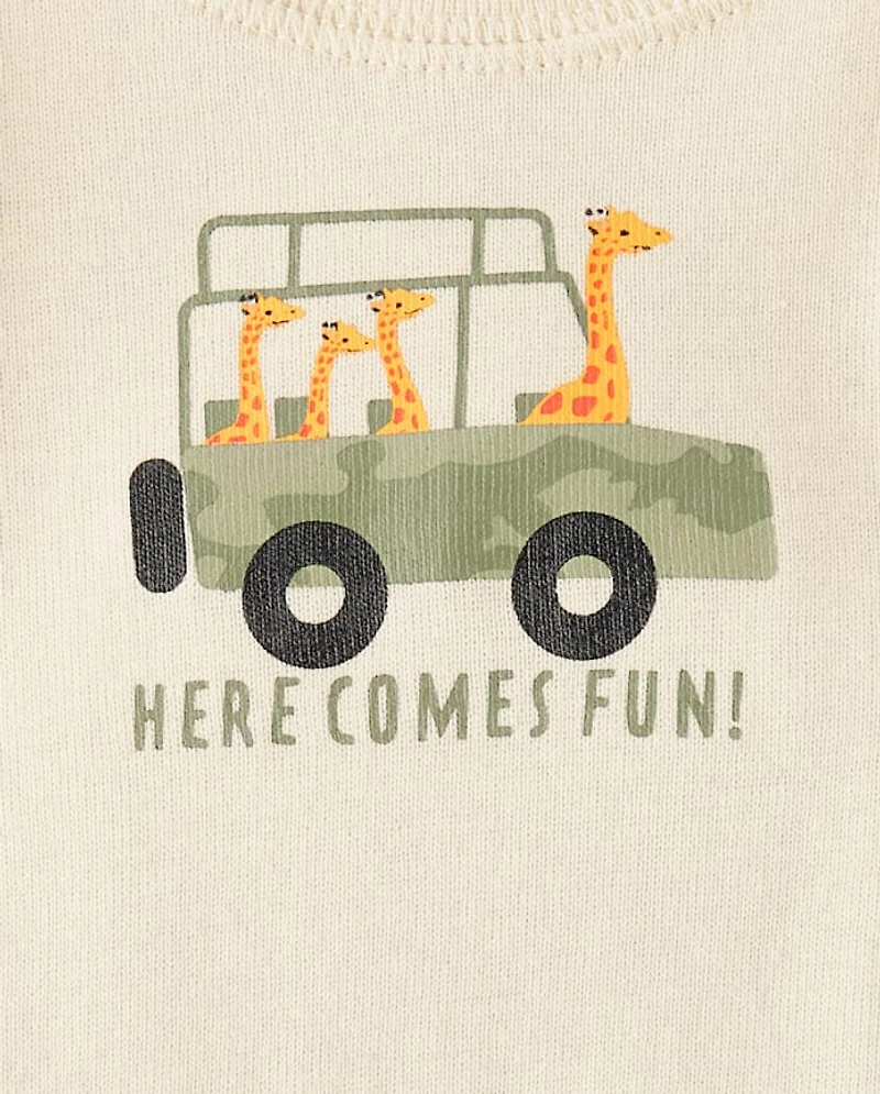 Baby Boys Safari Bodysuit 5-Pack