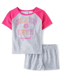 Girls Sleepover Squad Pajamas