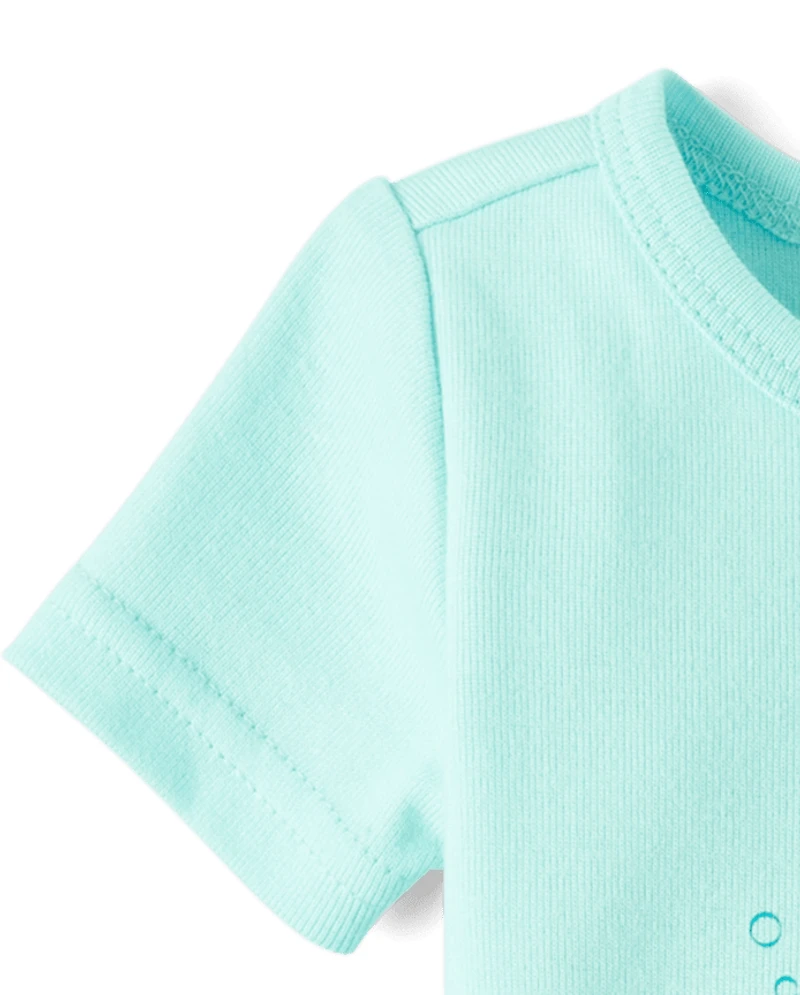 Baby And Toddler Girls Turtle Snug Fit Cotton Pajamas
