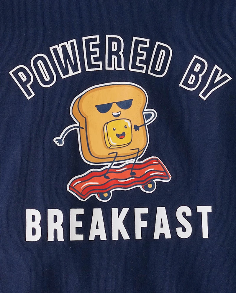 Boys Breakfast Snug Fit Cotton Pajamas