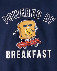 Boys Breakfast Snug Fit Cotton Pajamas