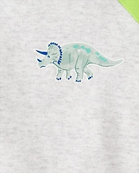 Baby And Toddler Boys Dino Snug Fit Cotton Pajamas