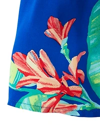 Baby Girls Matching Family Tropical Ruffle Swing Dress